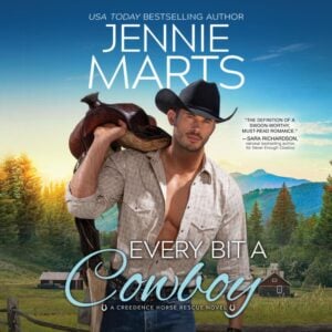 EVERY BIT A COWBOY audiobook cover